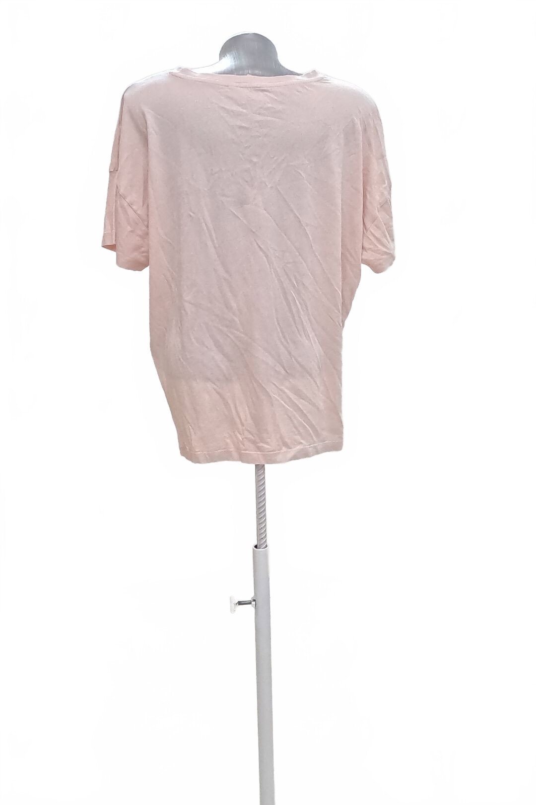Damen -T-ShirtC&Amit Aufdruck,farberute,größeXL