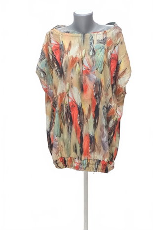 Damen -T-ShirtGenesisohne Aufdruck,farbemehrfarbig,größe3XL