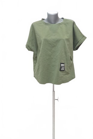 Damen -T-ShirtGenesisohne Aufdruck,farbekhaki,größeXL