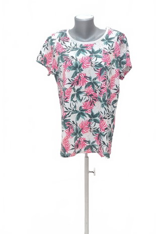 Damen -T-ShirtOrsayohne Aufdruck,farbegeblümt,größeXL