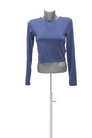Damen -T-ShirtStradivariusohne Aufdruck,farbeblau,größeM