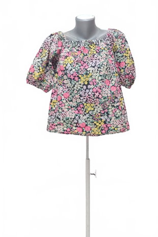 Damen -T-ShirtF&Fohne Aufdruck,farbegeblümt,größe42