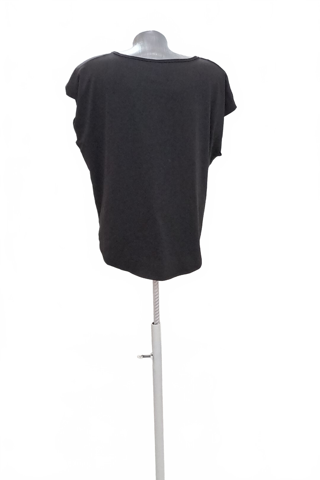Damen -T-ShirtDomyosohne Aufdruck,farbeschwarz,größeL