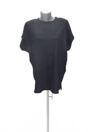 Damen -T-ShirtAmisuohne Aufdruck,farbeschwarz,größeS