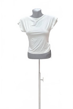 Damen -T-ShirtSheinohne Aufdruck,farbeweiss,größe40