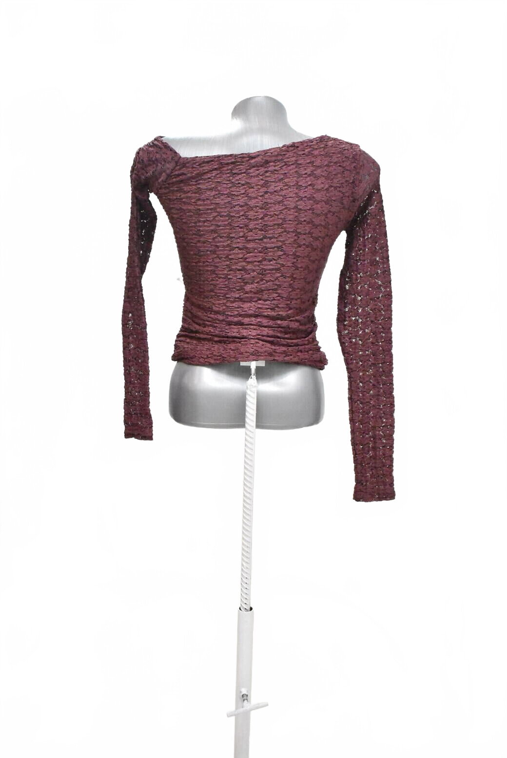 Damen -T-ShirtPull&Bearohne Aufdruck,farbebordo,größeS