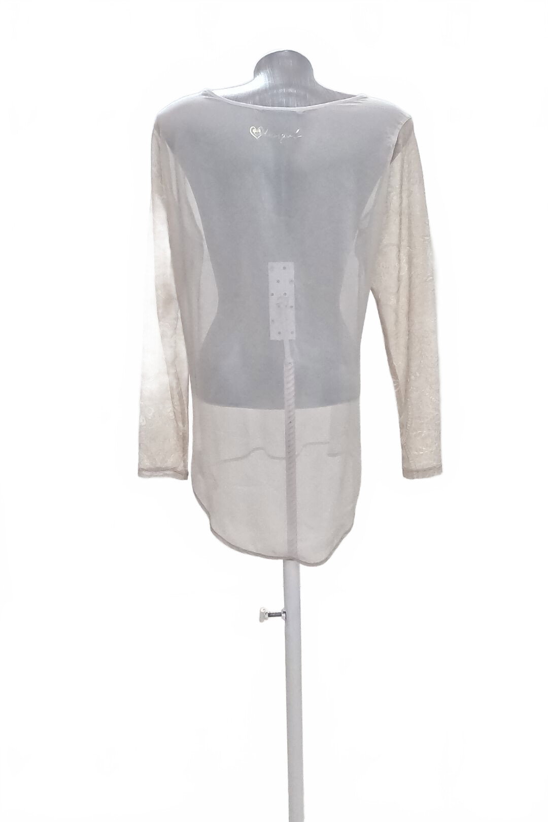 Damen -T-ShirtDesigualohne Aufdruck,farbebeige,größeM