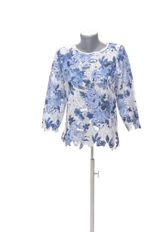 Damen -T-ShirtF&Fohne Aufdruck,farbegeblümt,größe40