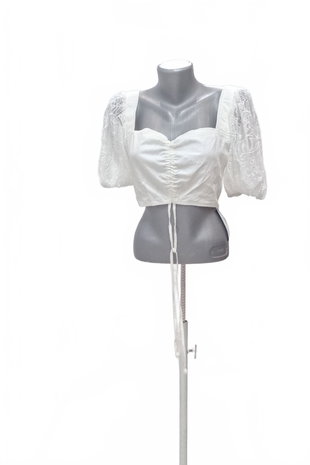 Damen -T-ShirtSheinohne Aufdruck,farbeweiss,größeM