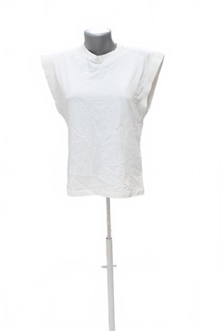 Damen -T-ShirtZaraohne Aufdruck,farbeweiss,größeXS