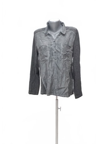 Damen -T-ShirtCecilohne Aufdruck,farbegrau,größeL