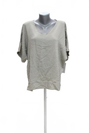 Damen -T-ShirtGenesisohne Aufdruck,farbegrau,größe2XL