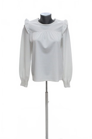 Damen -T-ShirtHouseohne Aufdruck,farbeweiss,größeS