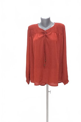 Damen -T-ShirtJaninaohne Aufdruck,farbeorange,größe44
