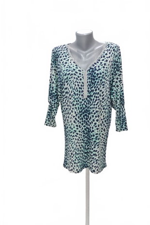 Damen -T-ShirtGenesisohne Aufdruck,farbeanimal-print,größeM