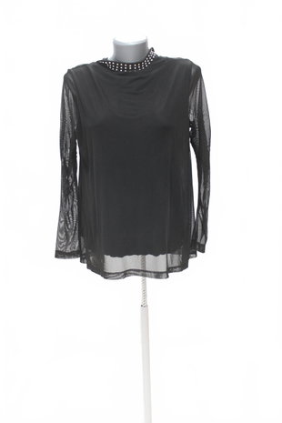 Damen -T-ShirtMohitoohne Aufdruck,farbeschwarz,größeL