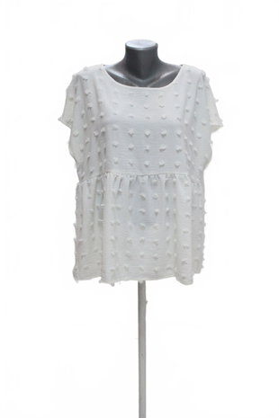 Damen -T-ShirtGenesisohne Aufdruck,farbeweiss,größeXL