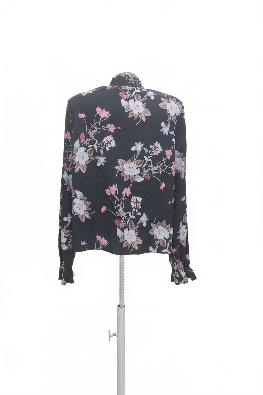 Damen -T-ShirtSheinohne Aufdruck,farbegeblümt,größeM
