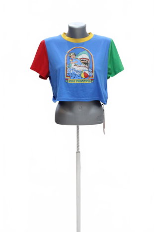 Damen -T-ShirtSheinmit Aufdruck,farbemehrfarbig,größeL