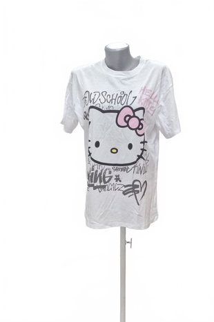 Damen -T-ShirtGenesismit Aufdruck,farbeweiss,größeL
