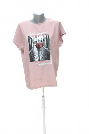 Damen -T-ShirtJaninamit Aufdruck,farberute,größe40