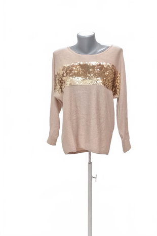 Damen -T-ShirtGenesisohne Aufdruck,farbebeige,größeL