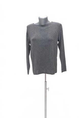 Damen -T-ShirtZaraohne Aufdruck,farbegrau,größeS