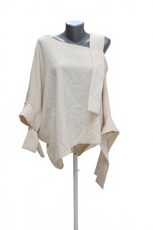 Damen -T-ShirtGenesisohne Aufdruck,farbebeige,größe3XL