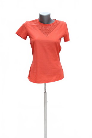 Damen -T-ShirtAdidasohne Aufdruck,farbeorange,größeXS