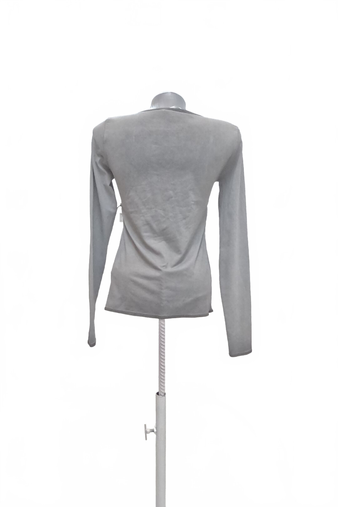 Damen -T-ShirtZaraohne Aufdruck,farbegrau,größeL