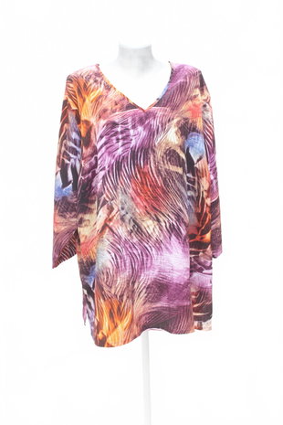 Damen -T-ShirtGenesisohne Aufdruck,farbegemustert,größe56