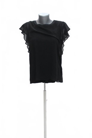 Damen -T-ShirtZaraohne Aufdruck,farbeschwarz,größeS