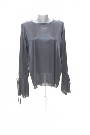 Damen -T-ShirtZaraohne Aufdruck,farbeblau,größeL