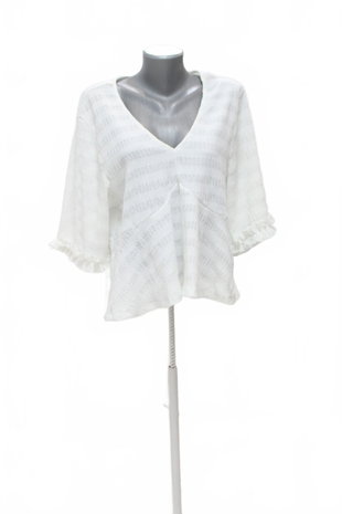 Damen -T-ShirtGenesisohne Aufdruck,farbeweiss,größeM