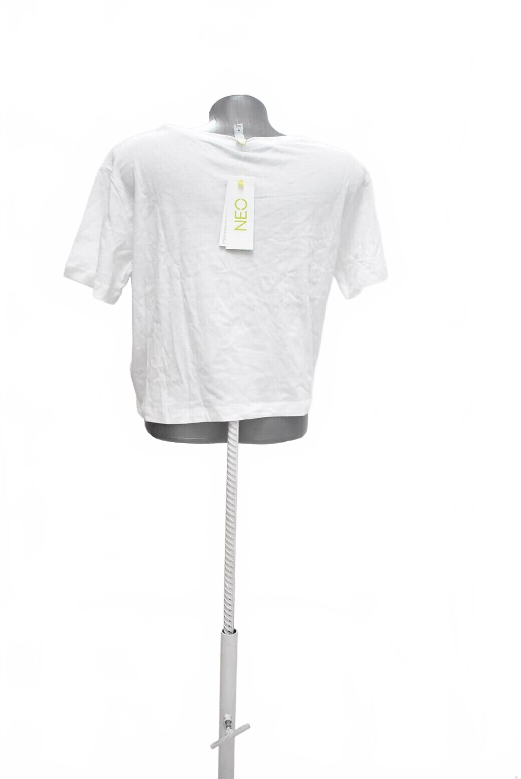 Damen -T-ShirtAdidasmit Aufdruck,farbeweiss,größeM