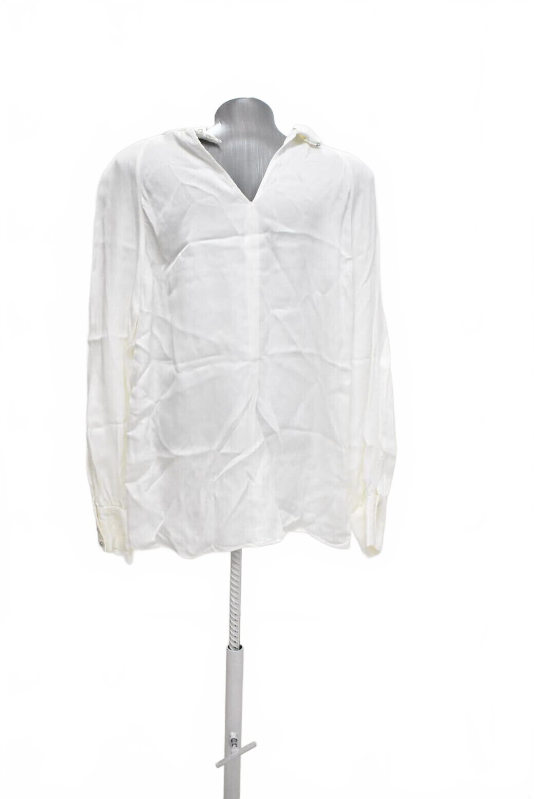 Damen -T-ShirtZaraohne Aufdruck,farbeweiss,größeL