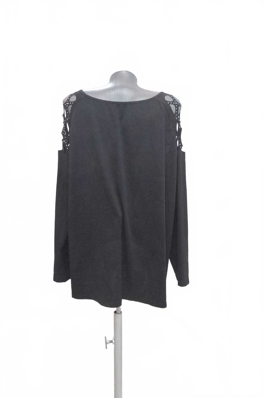 Damen -T-ShirtGenesismit Aufdruck,farbeschwarz,größeXL