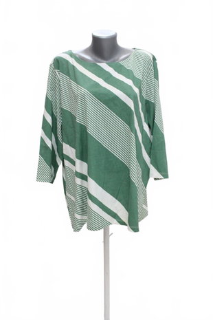 Damen -T-ShirtGenesisohne Aufdruck,farbegestreift,größe54