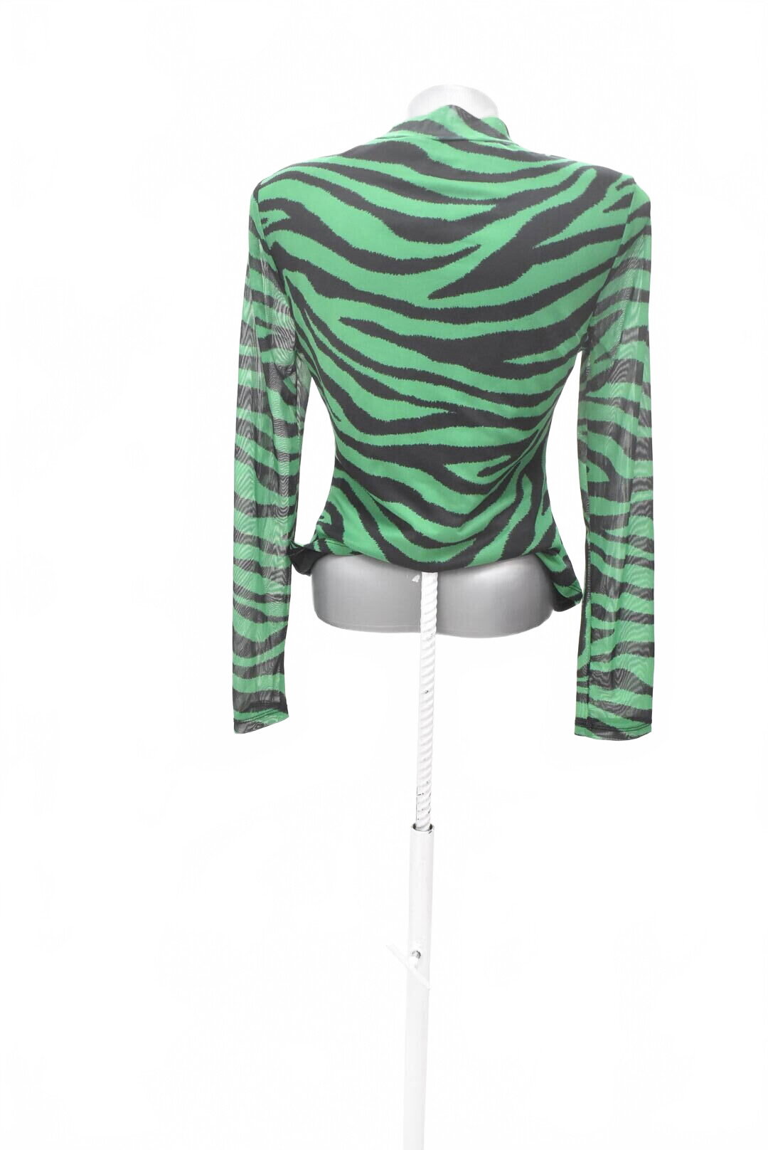 Damen -T-ShirtSheinohne Aufdruck,farbeanimal-print,größeL