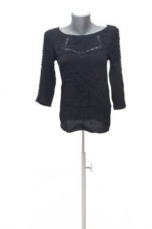 Damen -T-ShirtNaf Nafohne Aufdruck,farbeschwarz,größeS