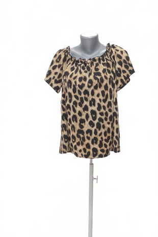 Damen -T-ShirtGenesisohne Aufdruck,farbeanimal-print,größeL