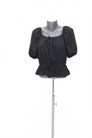 Damen -T-ShirtF&Fohne Aufdruck,farbeschwarz,größe44