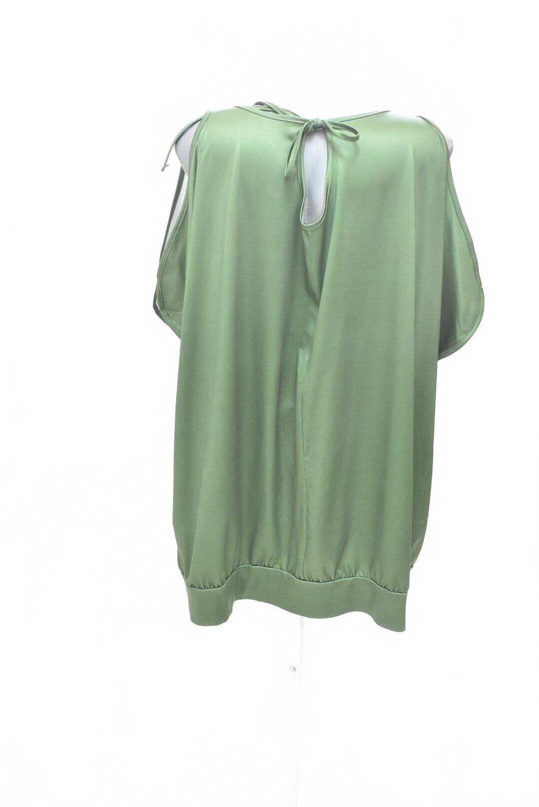 Damen -T-ShirtSheinmit Aufdruck,farbegrün,größe4XL