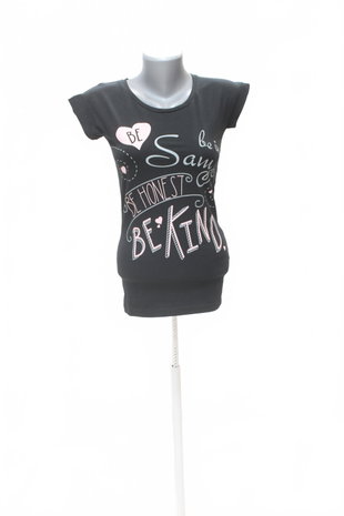 Damen -T-ShirtSam 73mit Aufdruck,farbeschwarz,größe2XS