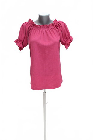 Damen -T-ShirtPapayaohne Aufdruck,farberute,größe42