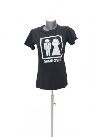 Damen -T-ShirtGenesismit Aufdruck,farbeschwarz,größeM