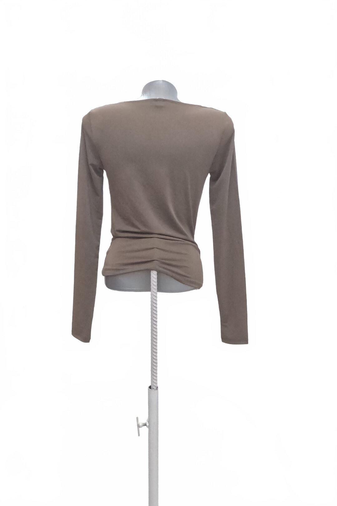 Damen -T-ShirtH&Mohne Aufdruck,farbebraun,größeS