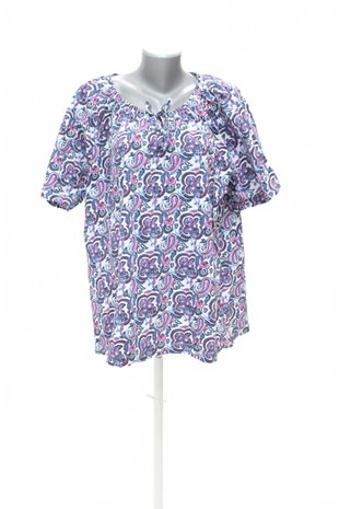 Damen -T-ShirtGenesisohne Aufdruck,farbegeblümt,größeXL