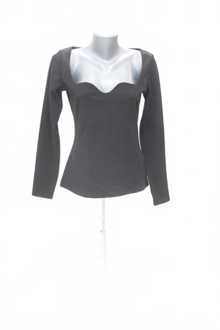 Damen -T-ShirtH&Mohne Aufdruck,farbeschwarz,größeM