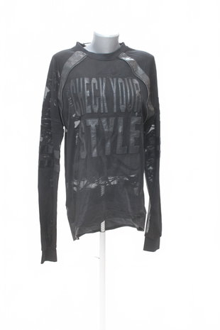 Damen -T-ShirtGenesisohne Aufdruck,farbeschwarz,größe2XL